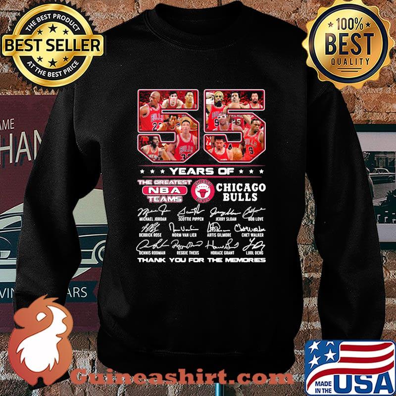55 Years Of Chicago Bull Football Thank You For The Memories Shirt Sweater