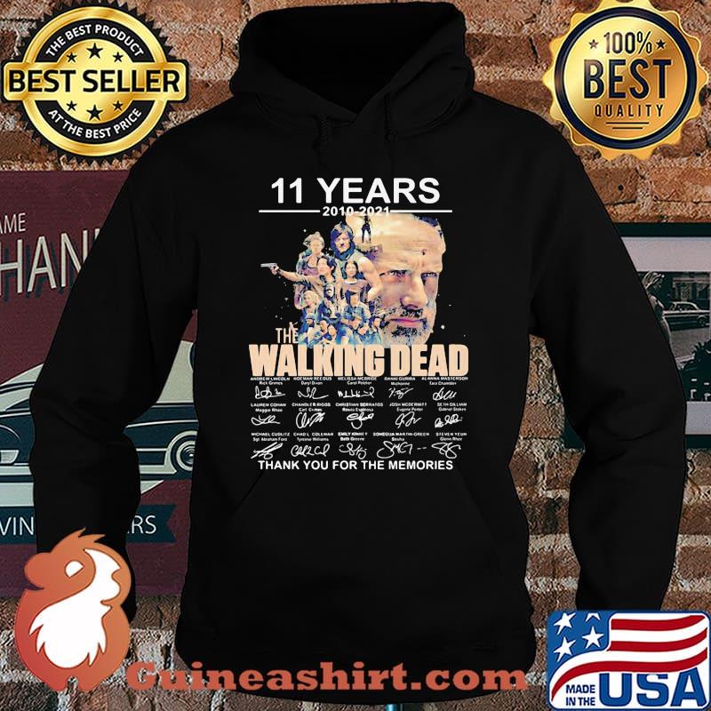 11 Years 2010 2021 The Walking Dead Thank You For The Memories Signature Shirt Hoodie