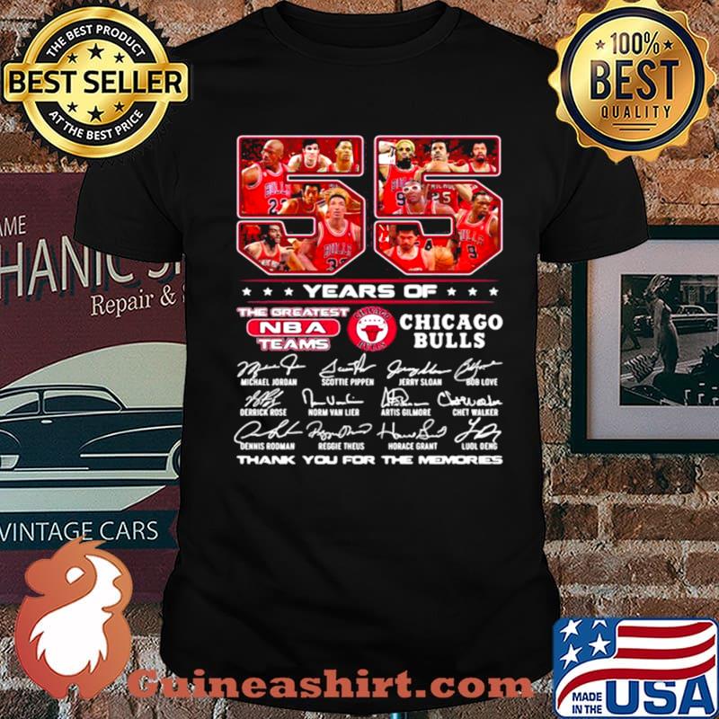 55 Years Of Chicago Bull Football Thank You For The Memories shirt