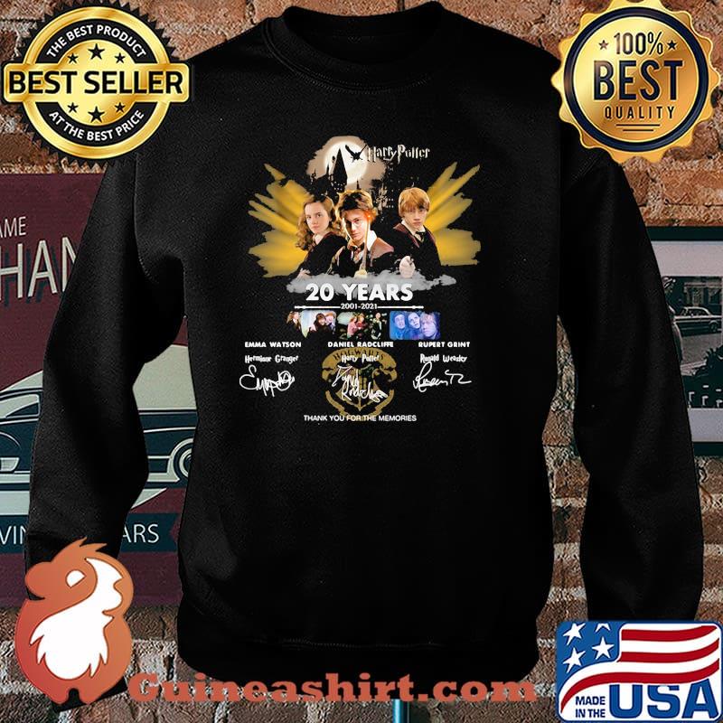 20 Years 2001 2021 Harry Potter Thank You For The Memories Signature Shirt Sweater