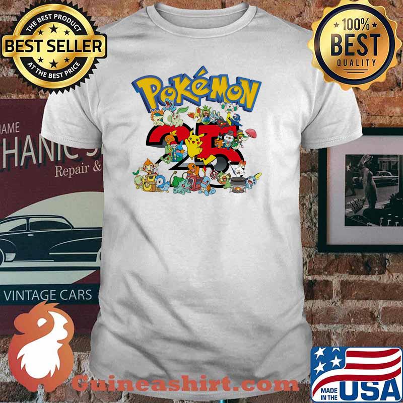 Pokemon 25th Anniversary Shirt