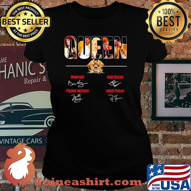 Queen Band Music Signature Shirt Laides tee