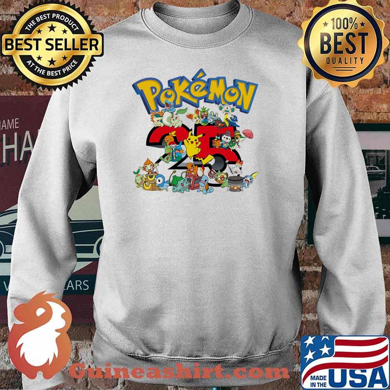 Pokemon 25th Anniversary Shirt Sweater