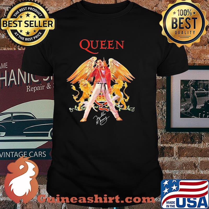 Queen Eagles Lion Signature Shirt