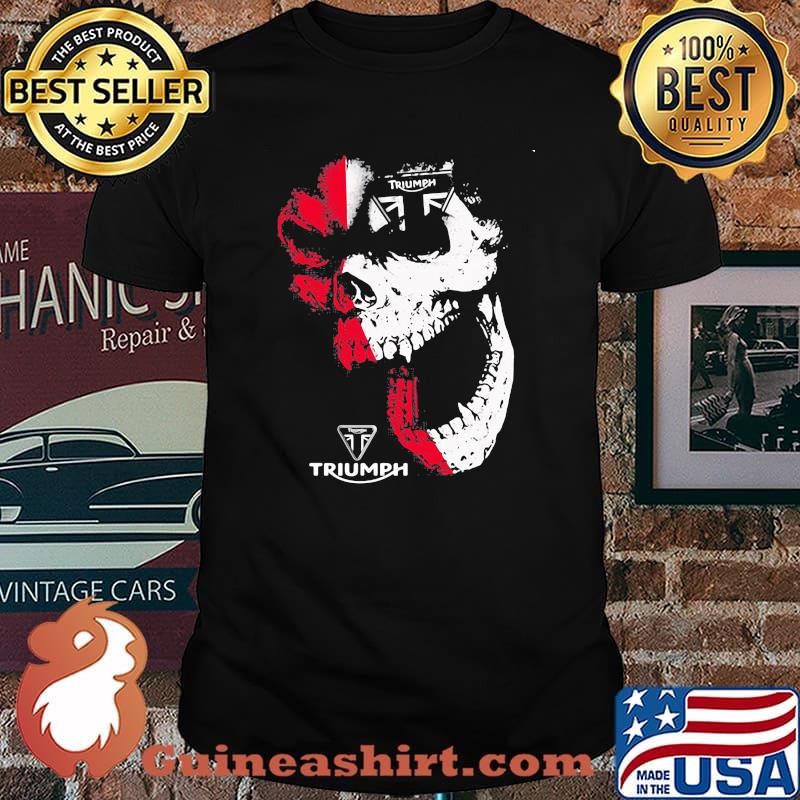 Skull With Logo Triumph Shirt