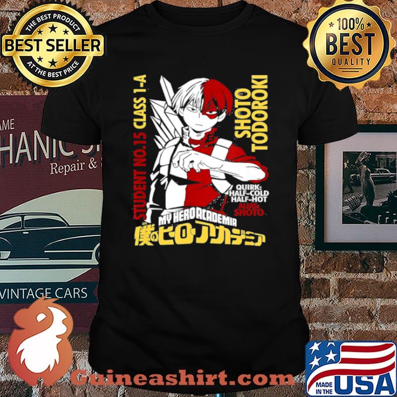Academia My Heros Todoroki Shirt