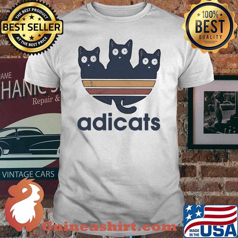 Adicats Cat Adidas Logo Vintage Shirt