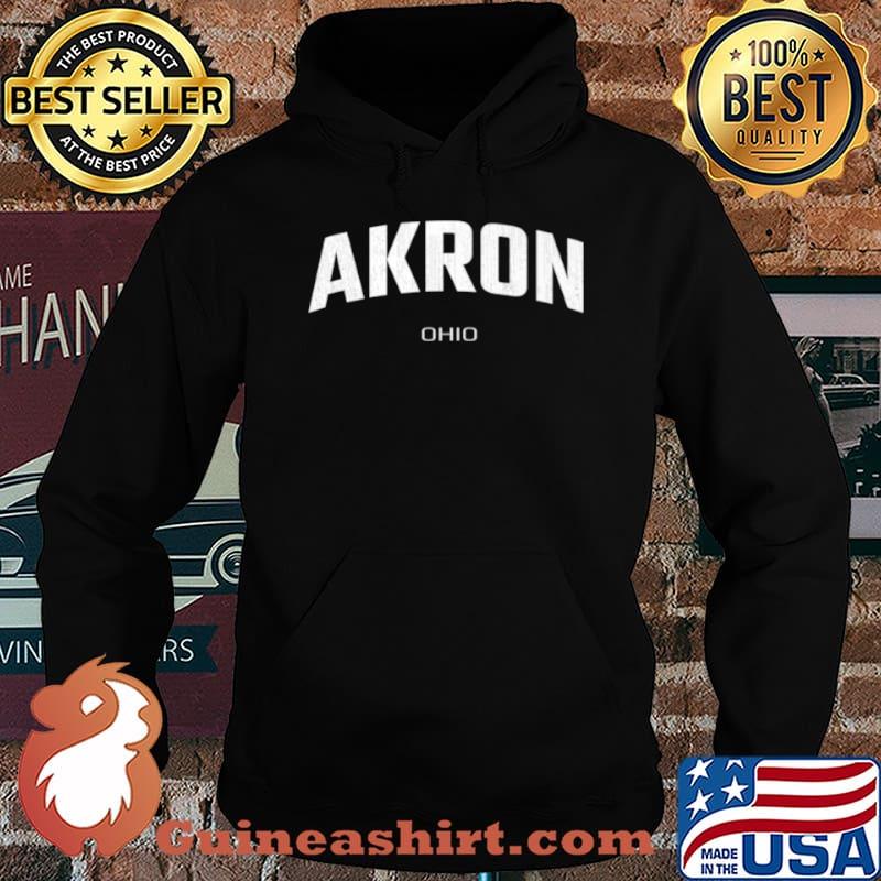 Akron Ohio OH vintage state Athletic Hoodie