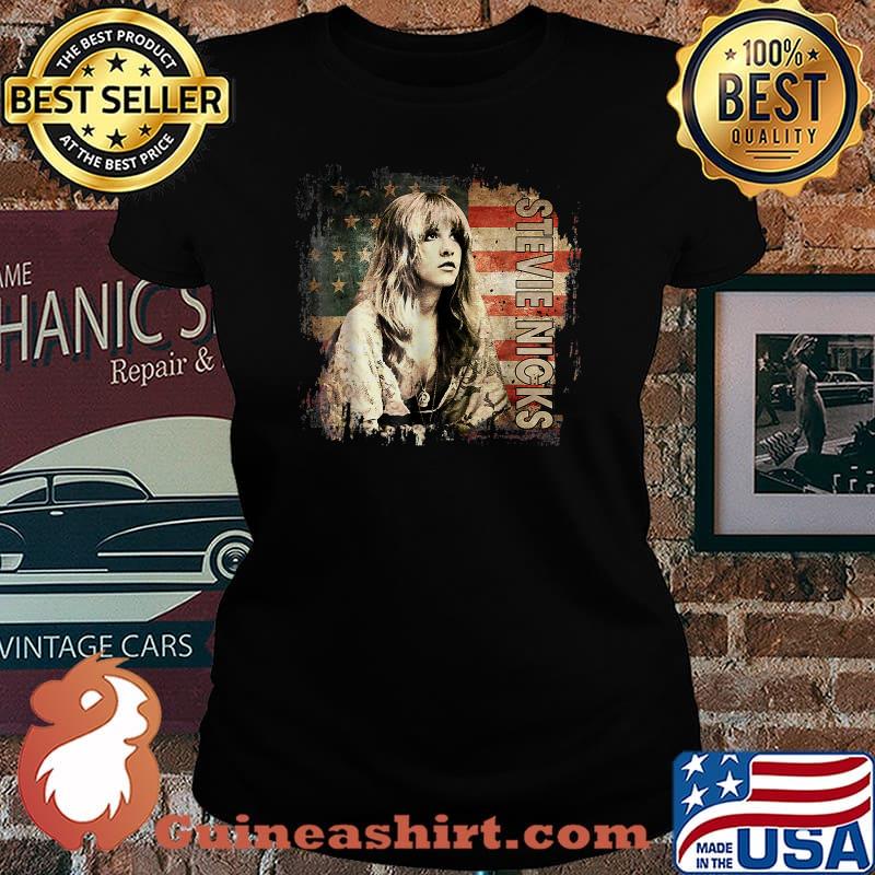 American Flag Vintage Stevie Signature Shirt Laides tee