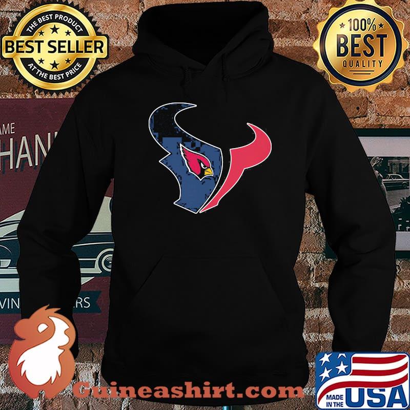 Arizona Cardinals With Houston Texans Football Shirt Hoodie
