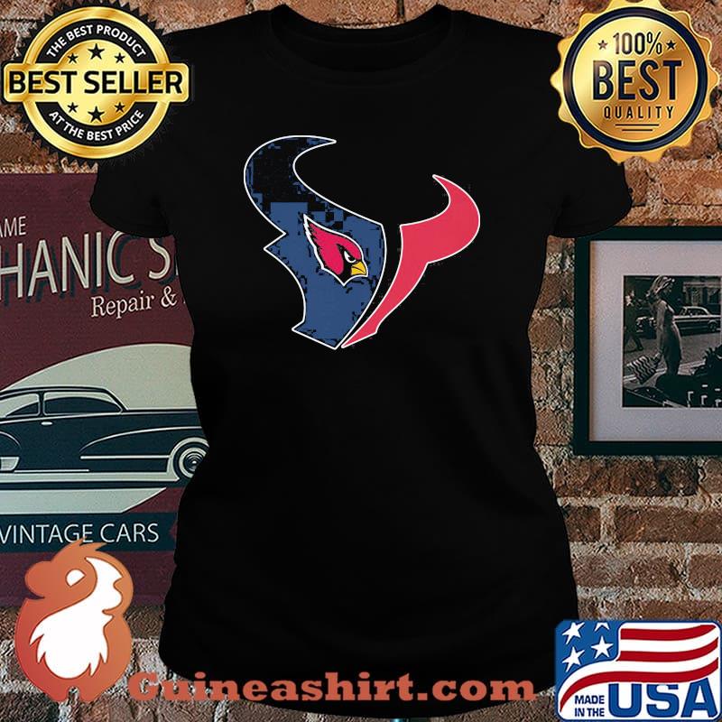 Arizona Cardinals With Houston Texans Football Shirt Laides tee
