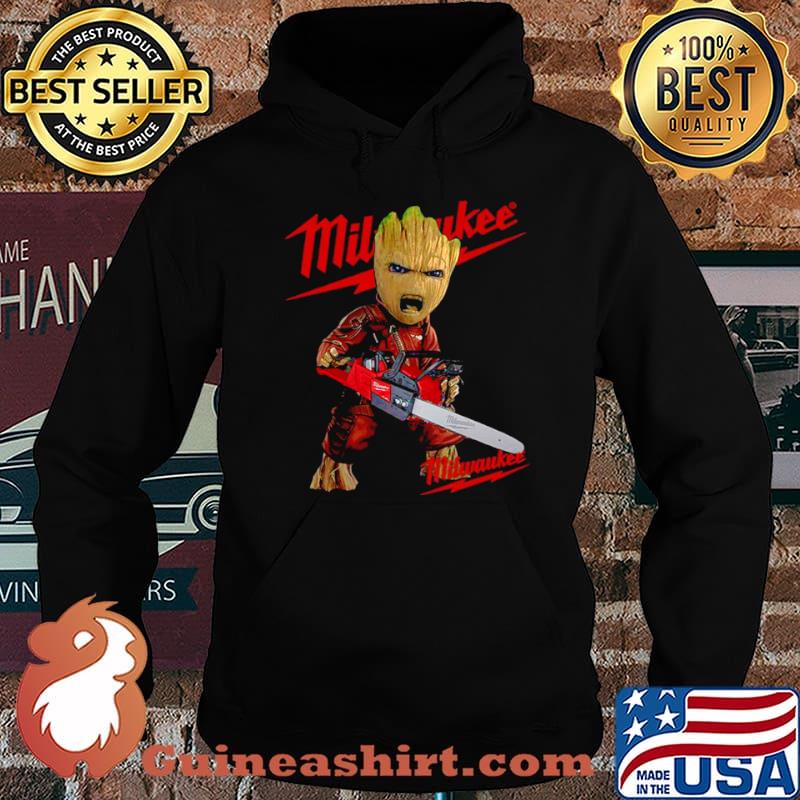 Baby Groot Hug Milwaukee Hoodie