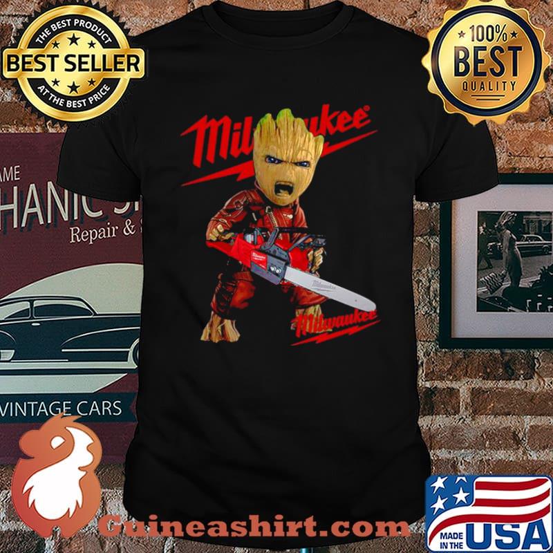 Baby Groot Hug Milwaukee shirt