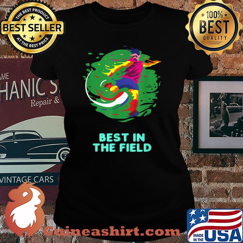 Best in the Field Football Watercolor Shirt Laides tee