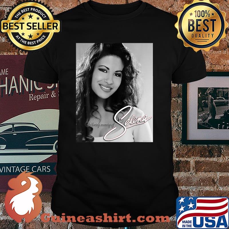Black White Selenas Quintanilla Love Music Signature Shirt