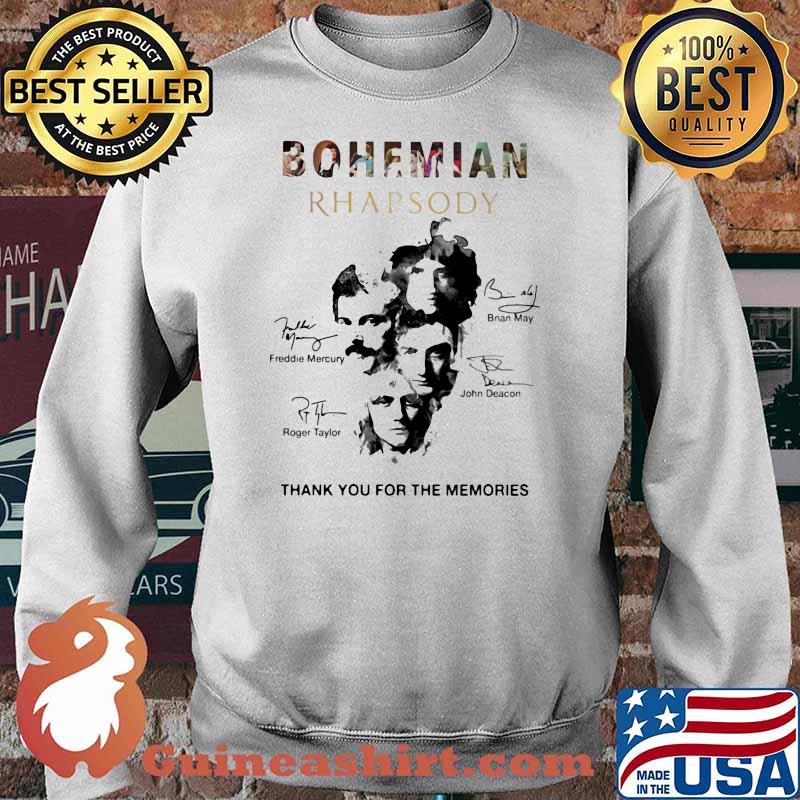 Bohemian Rhapsody Thank You For The Memories Signature Shirt Sweater