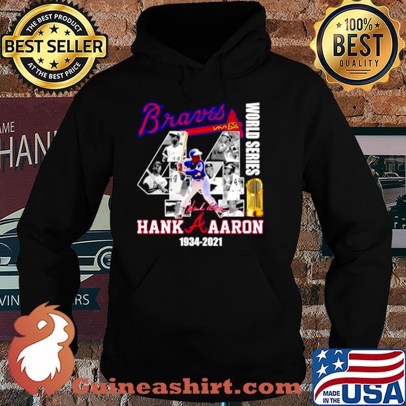 Buy 44 braves world series hank aaron 1934-2021 shirt For Free Shipping  CUSTOM XMAS PRODUCT COMPANY