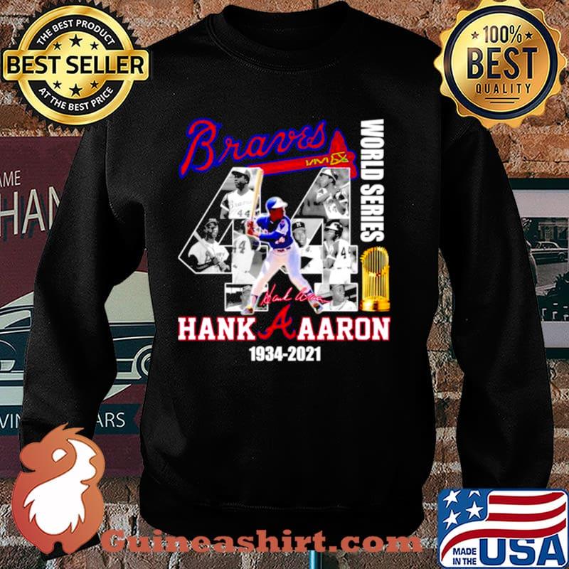 Braves 44 World Series Hank Aaron 1934 2021 Sweater