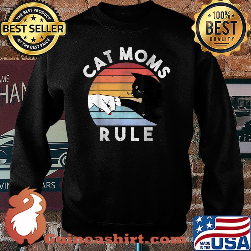 Cat Moms Rule Vintage Shirt Sweater