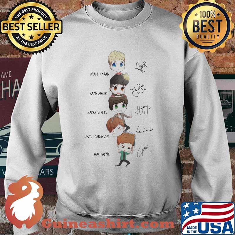 Chibi Team One Direction Name Player Shirt Sweater