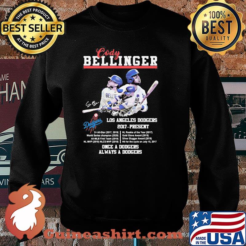 Cody Bellinger Los Angeles Dodgers 2017 Once A Dodgers Always A Dodgers Signature Shirt Sweater