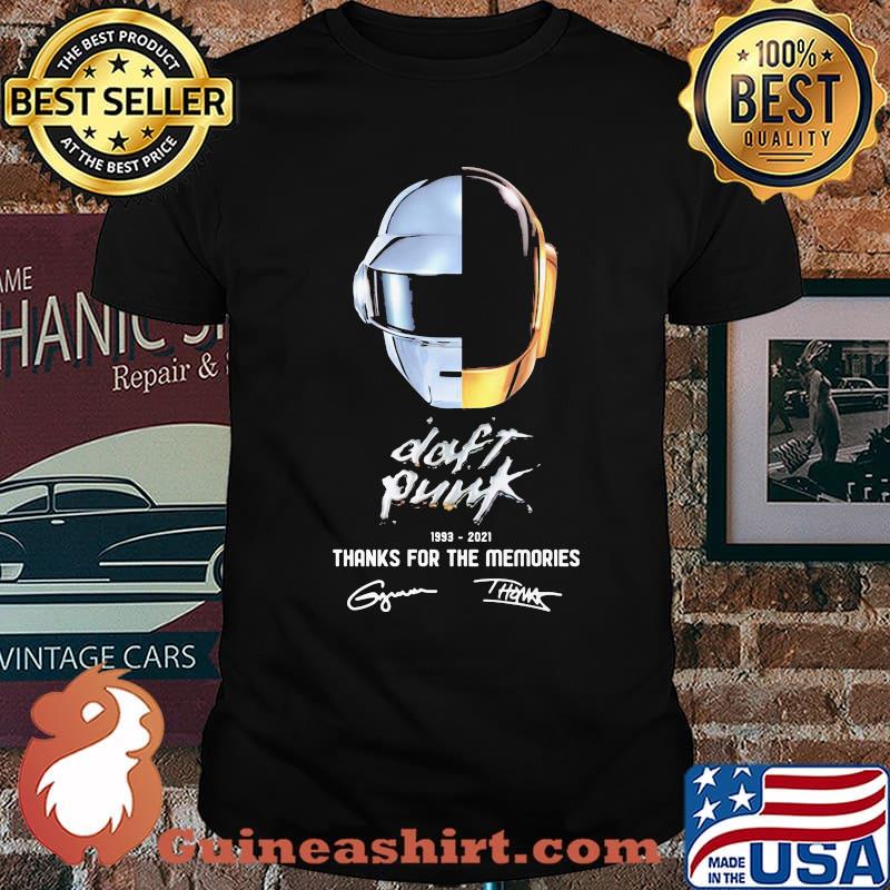 Daft Punk 1993 2021 28th Thank You For The Memories Shirt