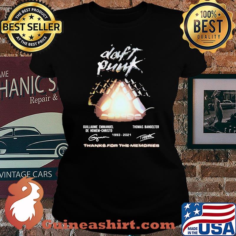 Daft Punk Thank You For The Memories Shirt Laides tee