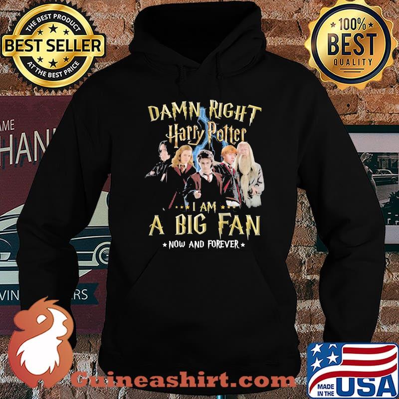 Damn Right Harry Potter I Am A Big Fan Now And Forever Stars Shirt Hoodie