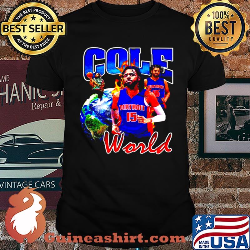 Detroit Pistons gole world shirt