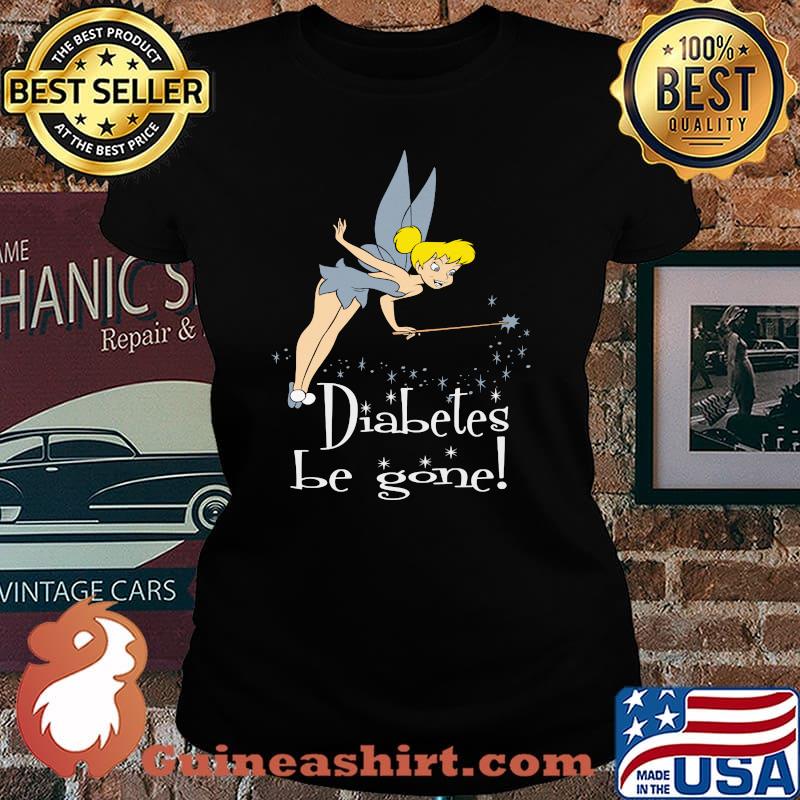 Diabetes Be Gone Angels Fairies Shirt Laides tee
