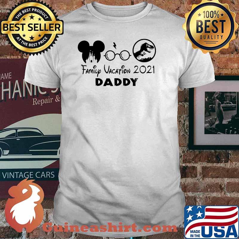 Family Vacation 2021 Daddy Mickey Mouse And T Rex Shirt
