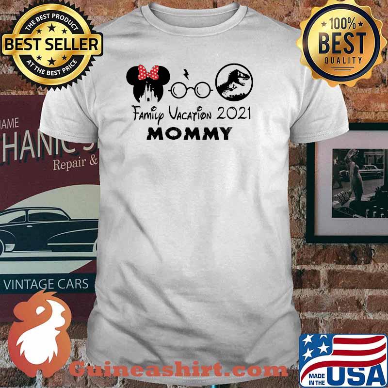 Family Vacation 2021 Mommy Minnie Mouse And T Rex Shirt