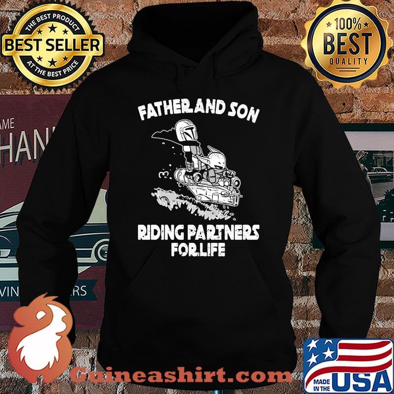 Father And Son Riding Partners Forlife Baby Yoda Star Wars Shirt Hoodie