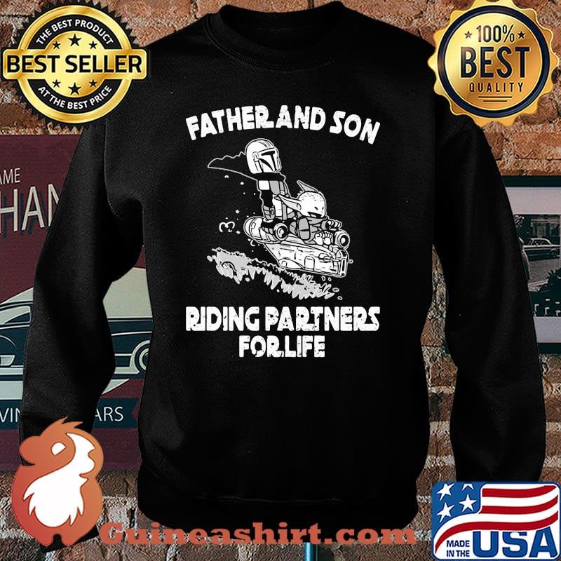 Father And Son Riding Partners Forlife Baby Yoda Star Wars Shirt Sweater
