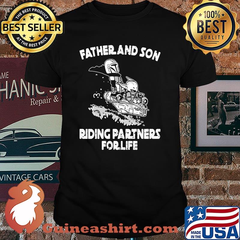 Father And Son Riding Partners Forlife Baby Yoda Star Wars Shirt