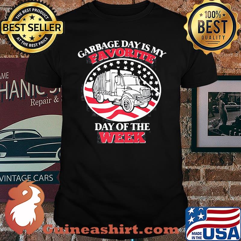 Favourite Garbage Day Garbage Truck Boys shirt
