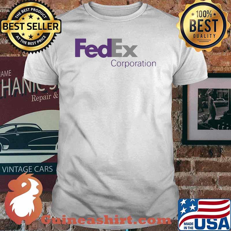 Fedex Corporation Logo Purple Shirt