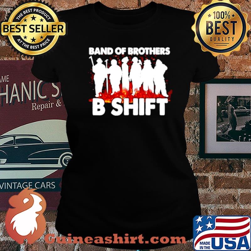 Firefighter Band of Brothers B shift Laides tee
