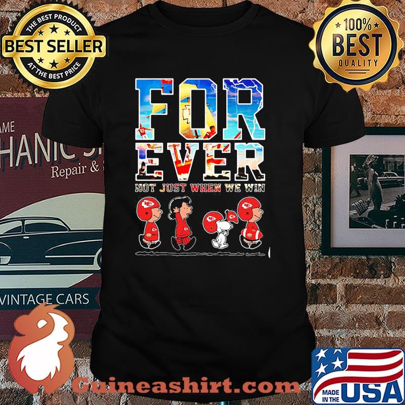 Forever Not Just When We Win Snoopy Vs Friends Tampa Bay Buccaneers Shirt