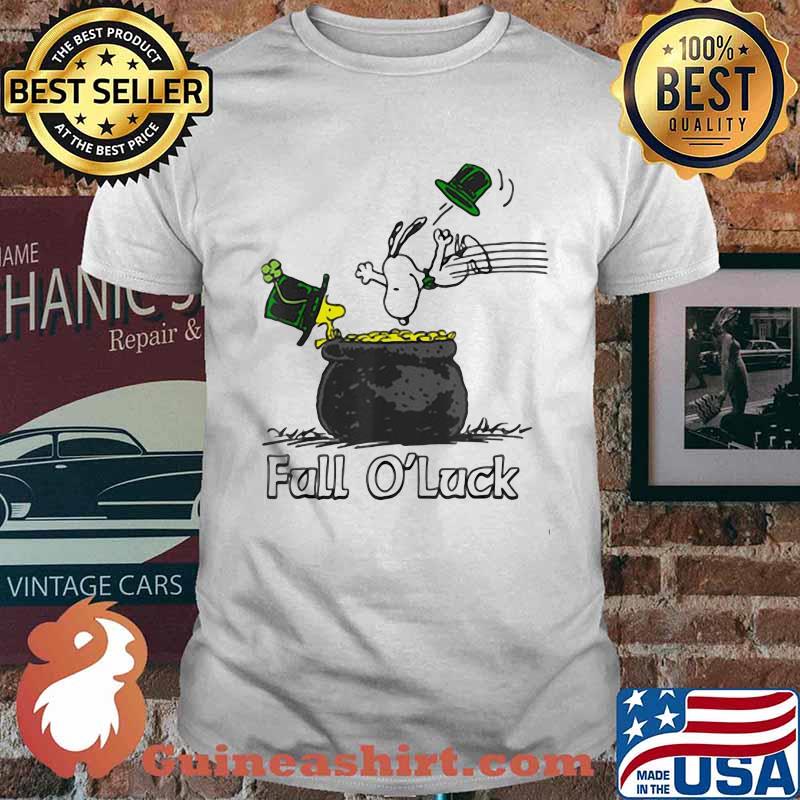Full O’cluck Irish Snoopy Woodstock Patricks Day Shirt