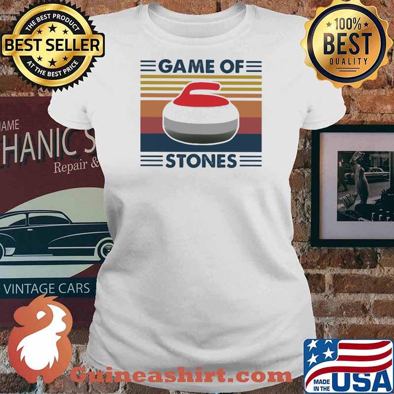 Game Of Stones Curling Vintage Shirt Ladies tee