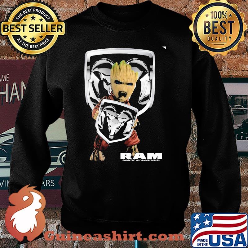 Groot With Logo Ram Comestic Not Donmesticated Shirt Sweater