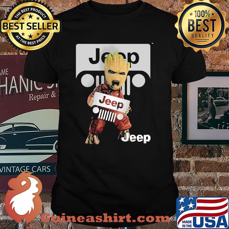 Groot With Symbol Jeep Shirt