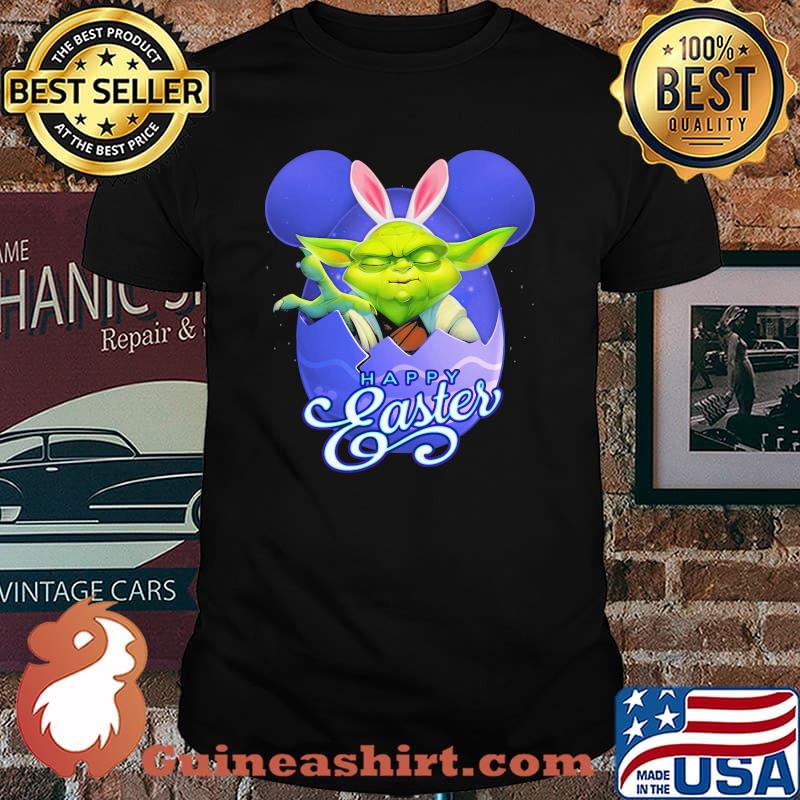 Happy Easter Day Baby Yoda Egg Disney Shirt