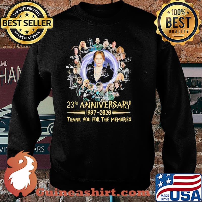 Harry Potter 23rd Anniversary 1997 2020 Thank You For The Memories Signature Shirt Sweater