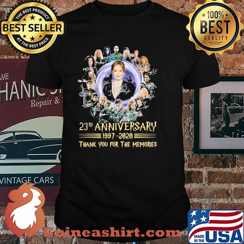Harry Potter 23rd Anniversary 1997 2020 Thank You For The Memories Signature Shirt