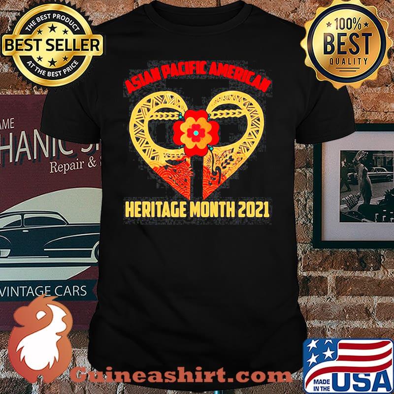 HEART ASIAN PACIFIC AMERICAN HERITAGE MONTH 2021 SHIRT