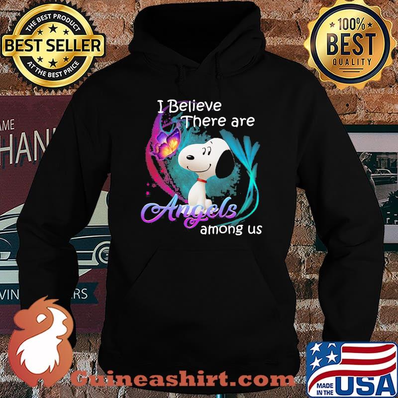 I Believe There Are Angels Among Us Snoopy Shirt Hoodie