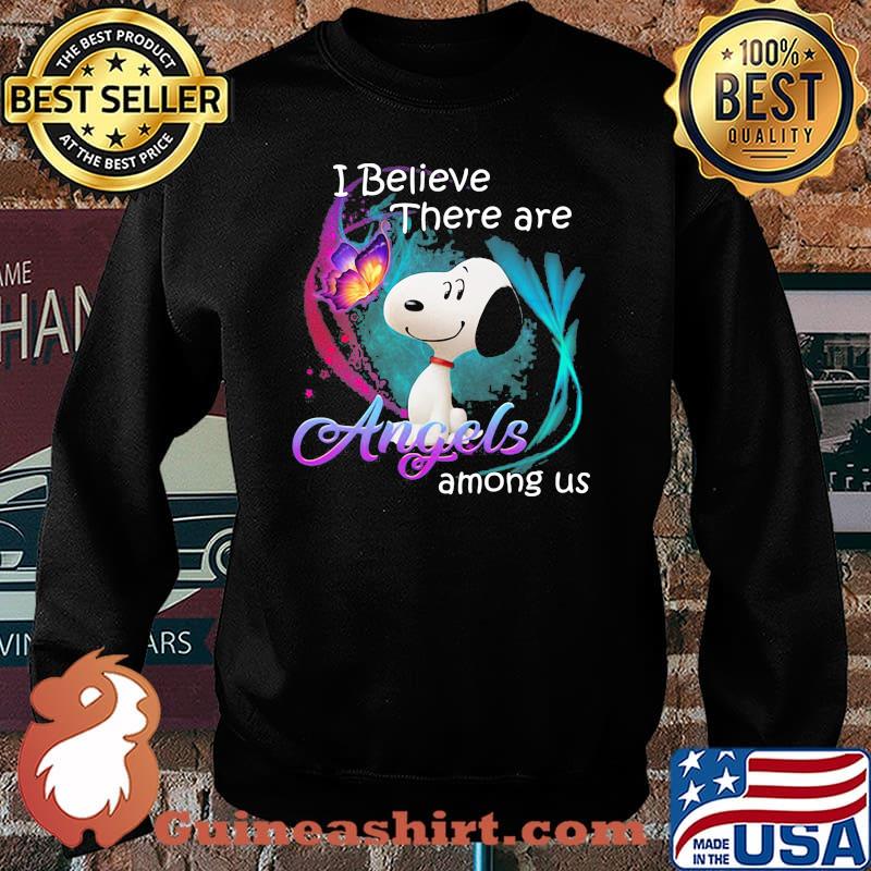 I Believe There Are Angels Among Us Snoopy Shirt Sweater