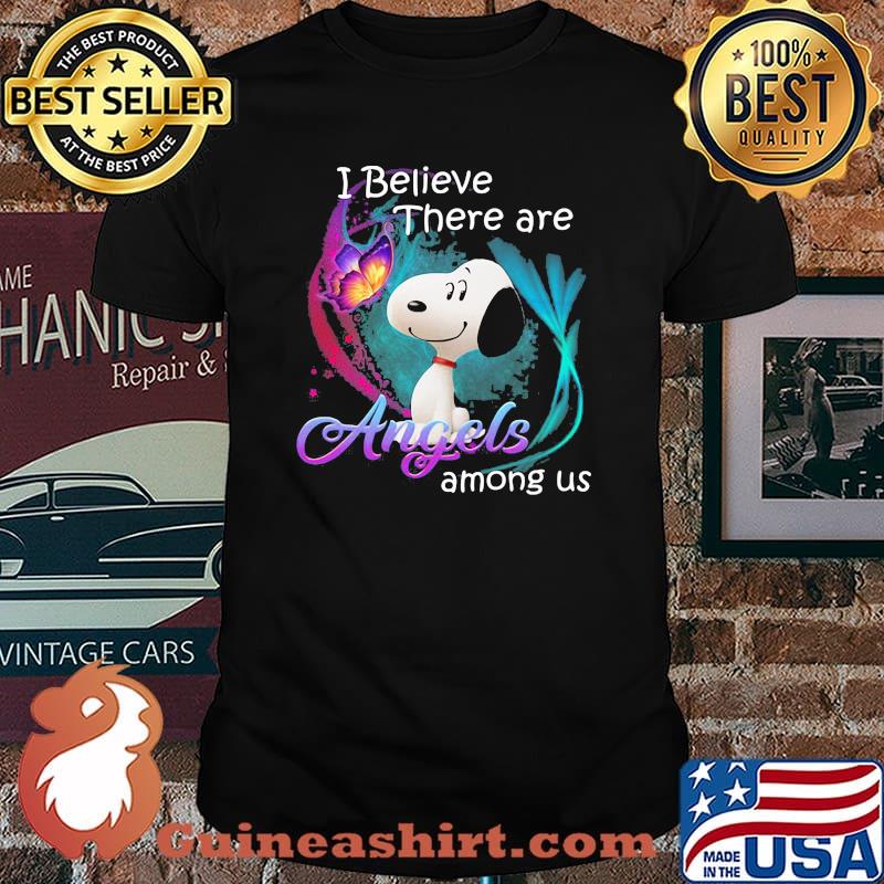 I Believe There Are Angels Among Us Snoopy Shirt